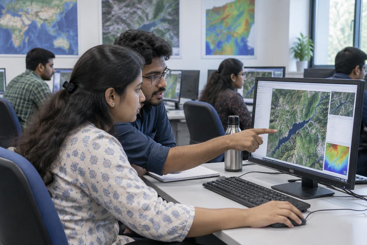 Illustrative hands-on GIS training lab